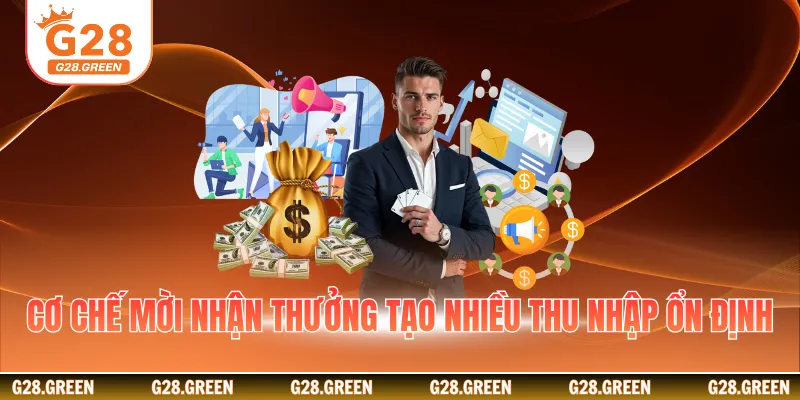 Cơ chế mời nhận thưởng tạo nhiều thu nhập ổn định