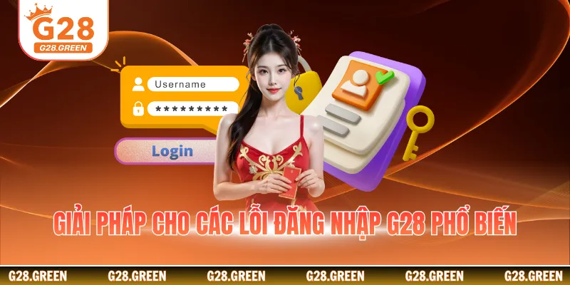 Giải pháp cho các lỗi đăng nhập G28 phổ biến