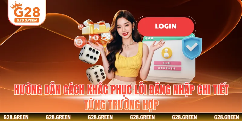 Hướng dẫn cách khắc phục lỗi đăng nhập chi tiết từng trường hợp