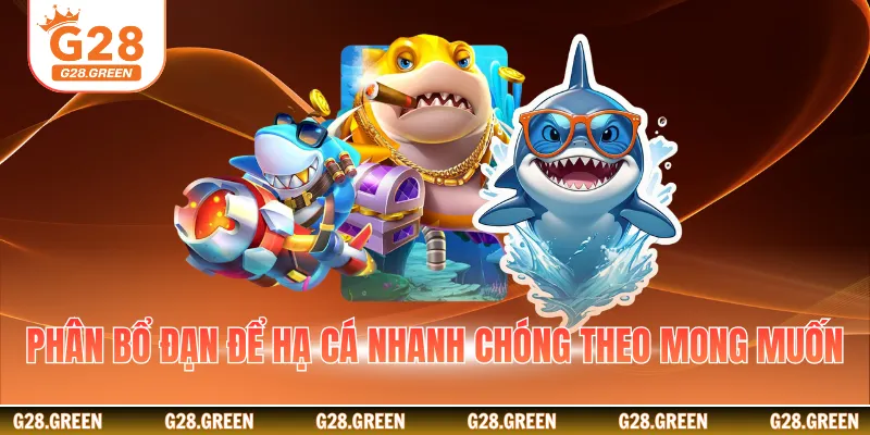 Phân bổ đạn để hạ cá nhanh chóng theo mong muốn